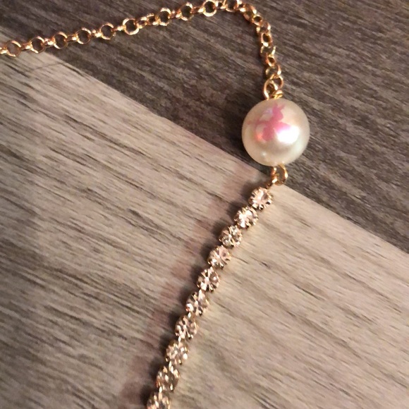 Betsey Johnson Gold Tone XOXO Red Heart Pendant Necklace Crystal Chain Accent - Picture 6 of 14